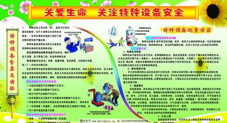 安全绿色展板图片 特种设备设计理念与视觉传达
